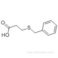 Propanoic acid,3-[(phenylmethyl)thio]- CAS 2899-66-3